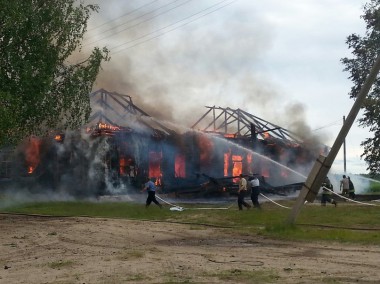 Пожар в селе Дутово Пожар в селе Дутово