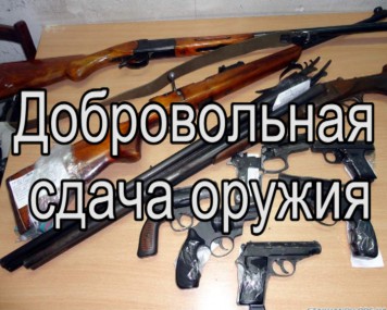 Сдай оружие – получи деньги Сдай оружие – получи деньги