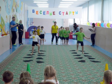 Веселые старты в детском саду Веселые старты в детском саду