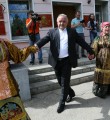 В Ухте Земляков встречали усть-цилемскими песнями и хороводом
