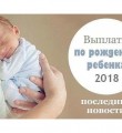 Об установлении ежемесячной выплаты в связи с рождением (усыновлением) первого ребенка