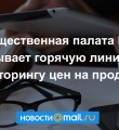 Общественная палата открыла горячую линию по мониторингу цен на продукты питания и медикаменты