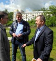 Площадка для валки леса на запасном поле стадиона г. Сыктывкара готовится по всем международным стандартам