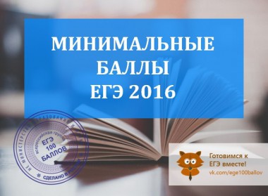 В 2016 году минимальные баллы по ЕГЭ не изменятся В 2016 году минимальные баллы по ЕГЭ не изменятся
